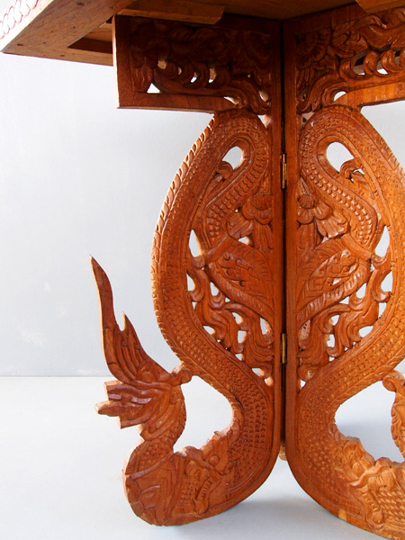 アジア家具木彫折りたたみ式テーブル5