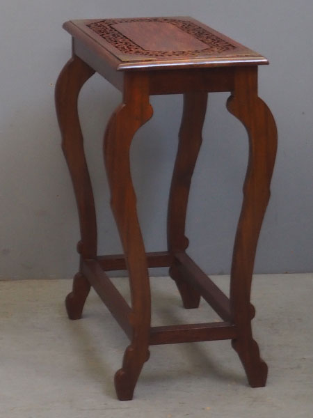 インド彫角茶テーブル3