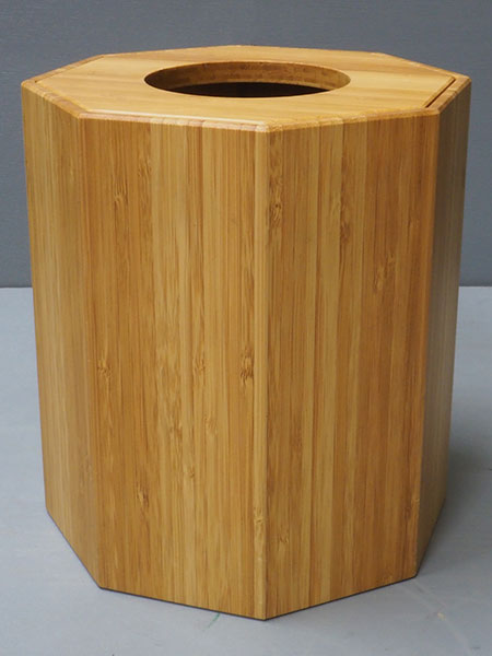 竹製くず箱1