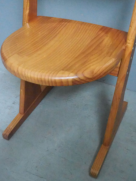 松材角椅子5