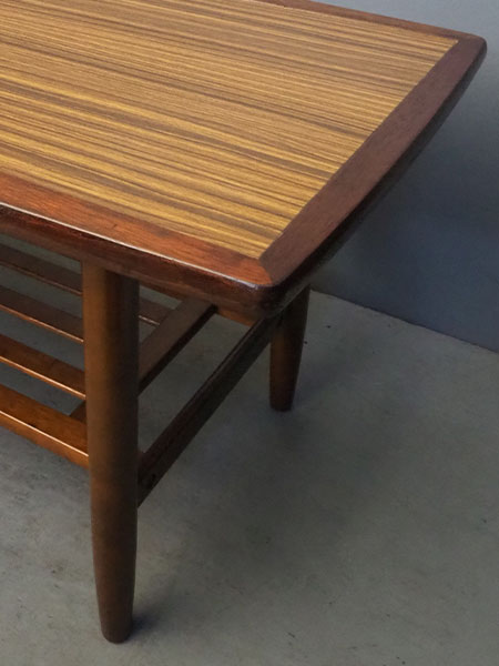 カリモク製角茶テーブル6