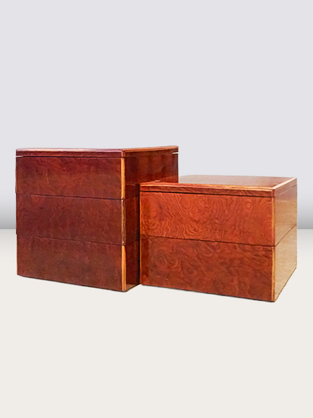 﨔材時代重箱（木箱・替え蓋付） - アンティーク山本商店