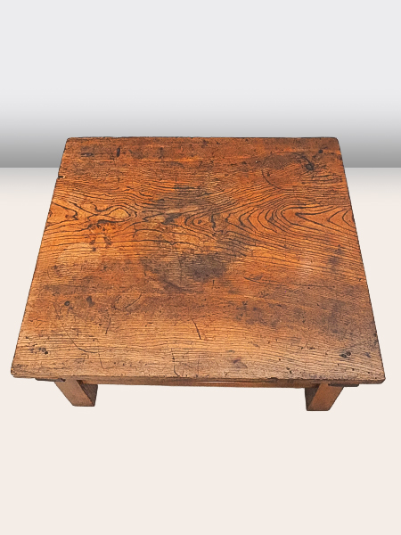 木製角型座卓 彫刻入り【美品】 﨔材<br>時代角座卓 | アンティーク山本商店